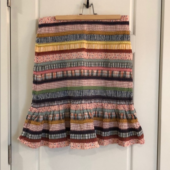 Anthropologie Dresses & Skirts - Anthropologie Odille Patchwork Skirt